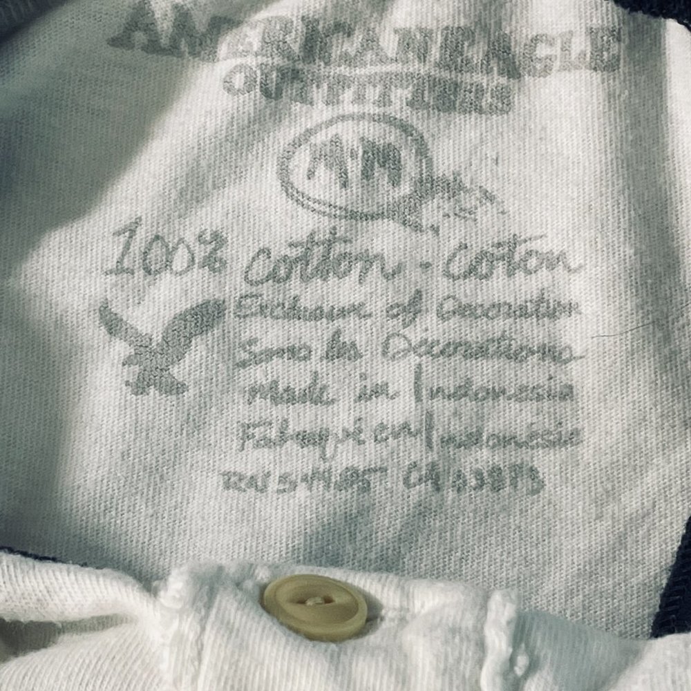 American Eagle AE Henley T Shirt - Picture 7 of 7